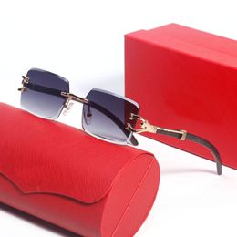 Herren-Designer-Sonnenbrillen für Damen, modische Carti-Brillengestelle, Vintage-Brillen, optische Herren-Panther-Brillengestelle mit klaren Gläsern aus Holz und Bambus, Lunettes Luxe