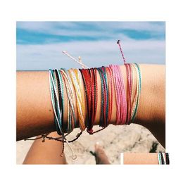 Charm Bracelets Lucky Tibetan String Bangle For Women Men Handmade Knots Thread Rope Bracelet Ethnic Cotton Ropes Q503Fz Drop Delive Dhynt