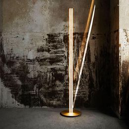Floor Lamps Italian Design Lamp Light Luxury Modern Aluminum Living Room Dining Study Bedroom Vertical