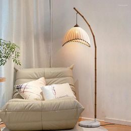 Floor Lamps Tripod Wooden Lamp Standing Design Industrial Modern Arc Glass Ball