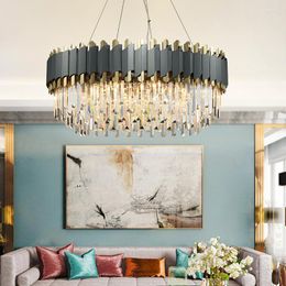 Chandeliers Creative Led Crystal Chandelier For Living Dining Room Modern Home Decor Kitchen Lamp Luxury Hanging Lighting Cristal Lustre