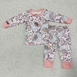 Clothing Sets Santa Claus Crutch Christmas Children's Wholesale Baby Boy Girl's Pyjamas Winter Long Sleeve Outfit