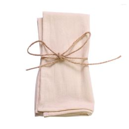 Table Napkin Beige Colour Serving Cloth Napkins Cotton Fabric Serviette Kitchen Tea Towels For Wedding Easter Ramadan Decoration