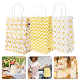 Gift Wrap 12Pcs Bags Paper Bag Packaging Wrapping Merchandise For Festival Party StoreGift