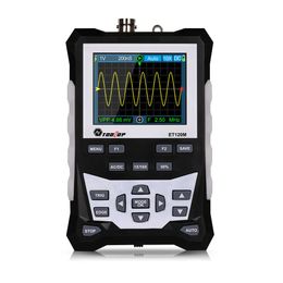 ET120M LCD Digital Oscilloscope 120MHz Bandwidth 500MSa/s Sampling Rate HD 2.4 Inch TFT with Backlight 2500 Waveform Storage