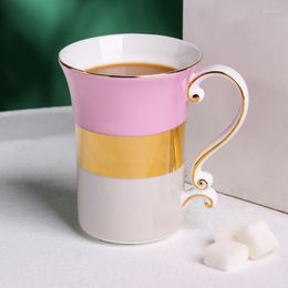 Mugs Korean Style BeautifulCoffee 350ML Ceramics Cup Originality Christmas Girl Gifts