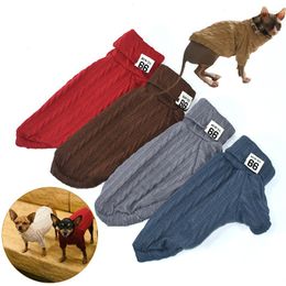 Dog Apparel Fashion Knitted Pet Sweater For Dogs Cats Winter Warm Cat Clothes Yorkshire Puppy Katten Goats Pullovers Mascotas Costume