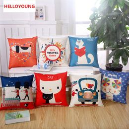 Pillow Luxury Cover Case Home Textiles Supplies Lumbar Cartoon Style Decorative Throw Pillows Chair Seat /Decorative