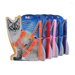 Dog Collars Pet Leashes And Set Puppy Leads For Small Dogs Cat Designer Rhinestone Adjustable Nylon Harness Accessories