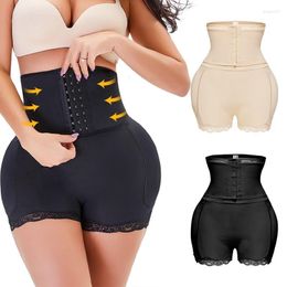 Women's Shapers BuPadded Shorts Body Shaper Women High Waist Tummy Control Panties Hip BuLifter Adjustable Cincher Faja Drop
