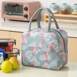 Storage Bags Portable Insulated Bag Lunch Box Outdoor Picnic Large Size Student Aluminum Foil