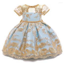 Girl Dresses Dress For Kids Princess Bowknot Baby 1st Birthday Party Outfit Born Christening Vestido Infantil