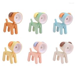 Table Lamps 1Set Creative Lamp Cute Small Phone Holder Puppy Light Adjustable Stand (6 Colors)