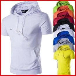 Men's Hoodies & Sweatshirts Men's Short Sleeve SweaterMen's