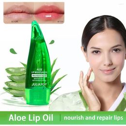 Lip Gloss Aloe Oil Relieves Dry Moisturising Fades Brush Lines Makeup Korean Head Light Silicone Cute Water Lips W7Z8