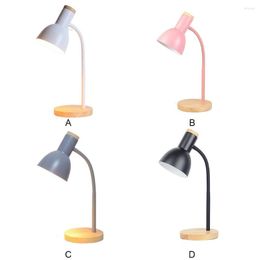 Table Lamps Desk Reading Lamp Eye Folding Nordic Plug-In LED Hose Light Modern Decorative Lighting Bedroom Decorations Black 5W