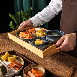 Plates Japanese Full Tableware Ceramic Dinner Serving Sushi Plate Breakfast Set Modern Kitchen Vajilla Completa Dinnerware