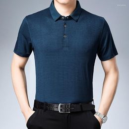 Men's Polos Mens Shirt Turn-down Collar 2023 Summer Fashion Tees Male Tops Polo