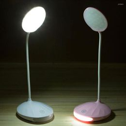 Table Lamps LED Three-Speed Touch Dimming Reading Lamp USB Charging Dimmable Desk Light Eye Protection Student