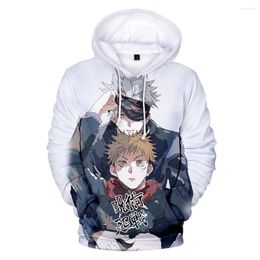 Men's Hoodies 2023 3D Print Jujutsu Kaisen Anime Sweatshirts Men Women Hoodie Cartoon Pullover Hip Hop Clothes Tracksuit Oversized