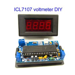 ICL7107 Digital Voltmeter Module DIY Kits DC 0 to 200V Voltage Panel Metre Red LED Display