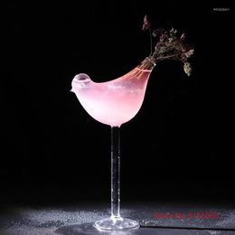 Wine Glasses Creative Bird Shape Cocktail Goblet Glass Drinkdelightful Nightclub Special Drinks Cup DIY Mixing Champagne Tiki