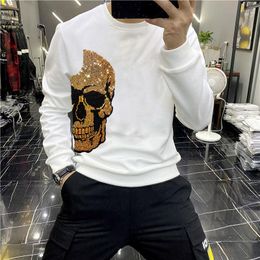 Men's Hoodies & Sweatshirts Original Design Hoodie High Quality Fabric Drilling Craftsmanship Heavy Industry Pullover Youth Street