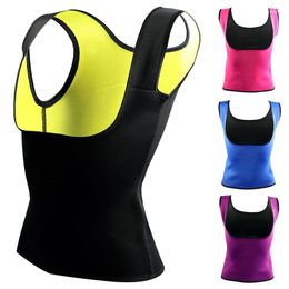 Women's Tanks Plus Size S-5XL Women Neoprene Shaperwear Waist Traine Push Up Vest Body And Blouses Abdomen Chest Weight Loss