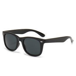 Sonnenbrille Polaroidrahmen Modemarke Herren Damen Sonnenbrille Designer Sonnenbrille Luxus Runde Acetat Sonnenbrille Marke für Männer Frau Spiegelglaslinsen mit Box