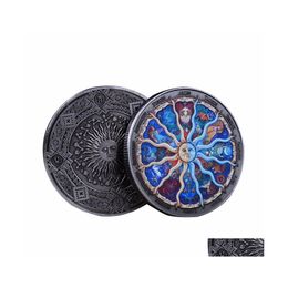 Other Arts And Crafts 45Mm Colorf Twee Constellations Luck Coin Sun Moon God Bronze Collectibles Metal Souvenirs Gifts For Horoscope Dh8Cl