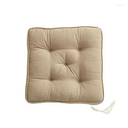 Pillow Nordic Style Simple Solid Color Thickened Cotton Linen Sofa Chair Square Backrest Pillows Tatami Mattress Home Decor