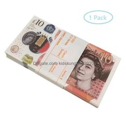Party Games Crafts Movie Prop Banknote 10 Dollars Toy Currency Fake Money Children Gift 1 20 50 Euro Dollar Ticket Drop Delivery T DhayxZDCL