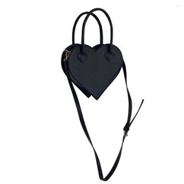 Evening Bags Vintage Love Heart Shoulder Messenger Bag Women Fashion Leather Small Tote Purse For Fashionable Decoration