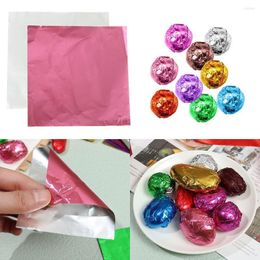 Gift Wrap Embossing Gilded Decoration Wedding Party Supplies Tin Food Candy Chocolate Wrapping Paper Aluminum Foil Package