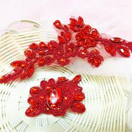 Headpieces Factory Direct Sale Bridal Red Lace Wedding Ornaments Ancient Chinese Headdress For Wholesale