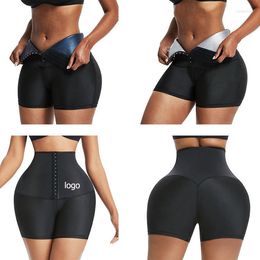 Women's Shapers Women's High Waist Gym Shorts Breasted Abs Sweat Pants Yoga