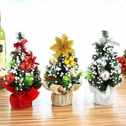 Christmas Decorations Mini Decoration Tree Festival Desktop Small Artificial Tabletop 20cm