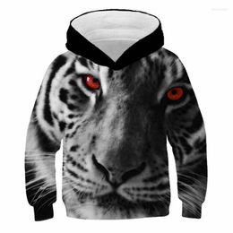 Men's Hoodies 2023 3D Tiger Digital Print Couple Loose Hoodie Men Women Unique Fashion Streetwear Hooded Sweatshirt Casual Pullovers Tops