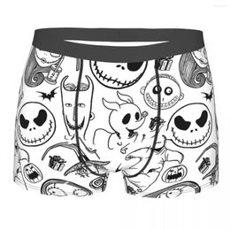 Underpants Goth Anime Japanese Manga Pattern Homme Panties Male Underwear Print Couple Sexy Set Calecon