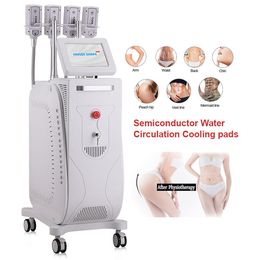 Freezing Fat Cellulite Slimming Machine Cryo 4 8EMS Pads Machine Body Shaping Clinic Therapy Cryolipolysis