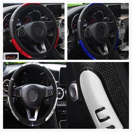 Steering Wheel Covers 38CM Auto Car Cover Anti-catch Holder Protector China Dragon Design Fashion Sports Style Interior Accessories
