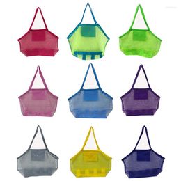 Storage Boxes Mesh Beach Bag Extra Large Bags And Totes Tote Backpack Toys Towels Sand Away