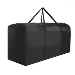 Storage Bags Convenient Good Sealing Furniture Pouch Xmas Tree Container Black Color Wide Application