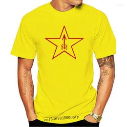 T-shirt da uomo 2023 Fashion Soviet Russian Mosin Nagant Rifle Sniper Tula Star Logo Red Black Shirt Tee