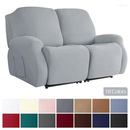Chair Covers 2023 Fashion Solid Recliner Sofa Cover Spandex Armchair Lazy Boy Anti-slip Slipcover For
