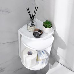 Storage Boxes 360 Degree Rotating Bathroom Organiser Shelf Wall Mounted Shampoo Cosmetic Rack Household Kitchen Accessories