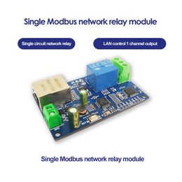 DC7-28V Ethernet Relay Network Switch Modbus RTU Single Channel Module LAN Control 1 Output