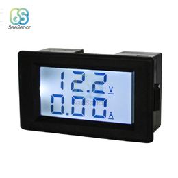 DC 7-250V 1A 5A 50A 100A 200A Digital Voltmeter Ammeter Dual Display Voltage Detector Current Metre Panel Amp Volt Gauge DV817Y