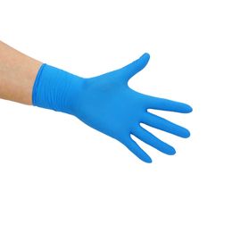 24 pairs in Titanfine Stock in USA Hot sell Manufacture Bulk Blue Nitrile Gloves Non Sterile Food Grade