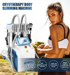 7 in 1 360° Cryolipolysis Fat Freeze Slimming machine 3 cryo handles 40K cavitation Body RF Face RF Lipo laser device Weight Loss Cool sculpting Beauty salon Equipment